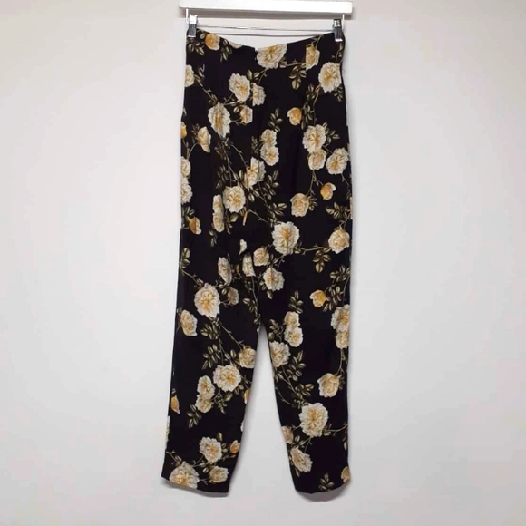 SHEIKE Antique Rose Black Floral Office High Waisted Pants NWT RRP$119.95 - Picture 6 of 12